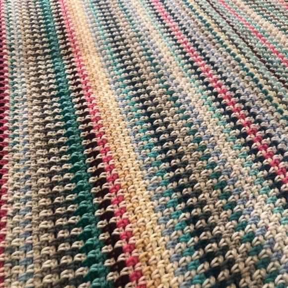 Handmade Crochet Blanket - Picture 2 of 2